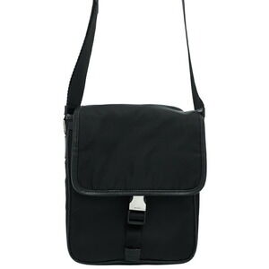 Prada Tessuto Crossbody Messenger Shoulder Bag black